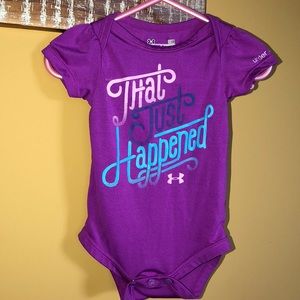 Under armour onesie